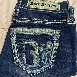 Rock revival capri jeans! Size 26